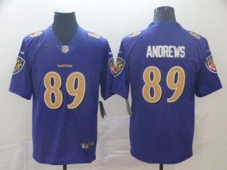 Men's NFL Baltimore Ravens #89 Mark Andrews Nike Purple Jersey (10)