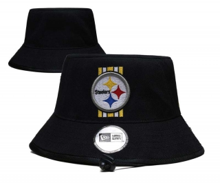Wholesale NFL Pittsburgh Steelers New Era Embroidered Bucket Hats 3005