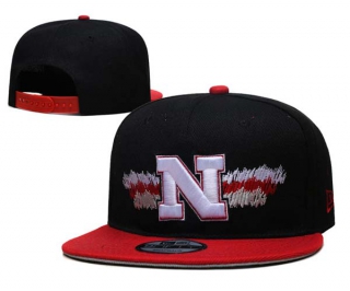 NCAA Nebraska Huskers New Era Black Scribble 9FIFTY Snapback Hat 3001