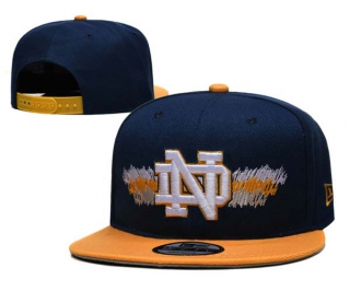 NCAA Notre Dame Fighting Irish New Era Navy Scribble 9FIFTY Snapback Hat 3003