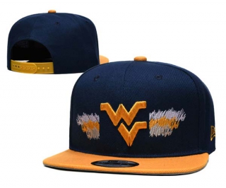 NCAA West Virginia Mountaineers New Era Navy Scribble 9FIFTY Snapback Hat 3001