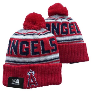 Wholesale MLB Los Angeles Angels New Era Red Knit Beanies Hats 3004
