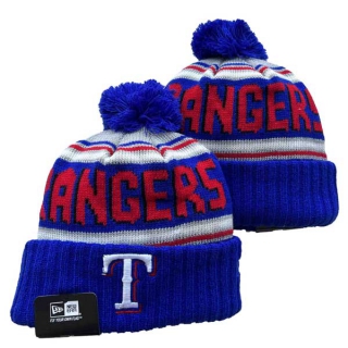 Wholesale MLB Texas Rangers New Era Royal Knit Beanies Hats 3002