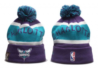 Wholesale NBA Charlotte Hornets New Era Purple Beanies Knit Hats 5004