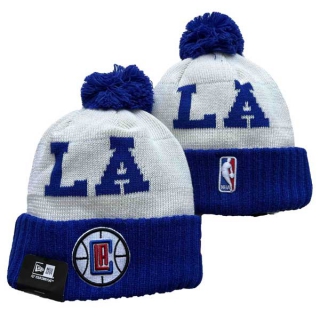 Wholesale NBA Los Angeles Clippers New Era Blue Beanies Knit Hats 3004