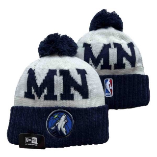 Wholesale NBA Minnesota Timberwolves New Era Navy Beanies Knit Hats 3002