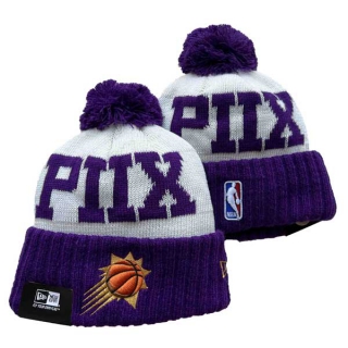 Wholesale NBA Phoenix Suns New Era Purple Beanies Knit Hats 3003