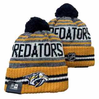 Wholesale NHL Nashville Predators New Era Knit Beanie Hat 3004