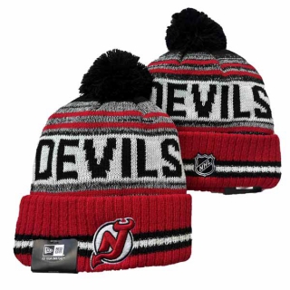 Wholesale NHL New Jersey Devils New Era Knit Beanie Hat 3002