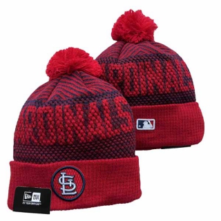 Wholesale MLB St. Louis Cardinals New Era Red Knit Beanies Hats 3003
