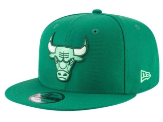 Wholesale NBA Chicago Bulls New Era Green 9FIFTY Snapback Hats 2151