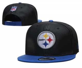 Wholesale NFL Pittsburgh Steelers New Era 9FIFTY Black Blue Snapback Hats 2031