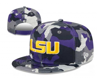 NCAA LSU Tigers New Era 9FIFTY Camo Snapback Hats 3003