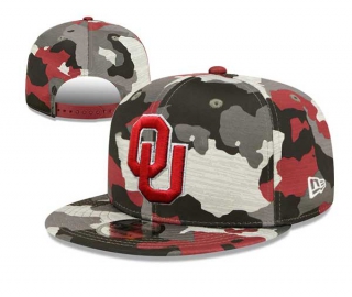 NCAA Oklahoma Sooners New Era 9FIFTY Camo Snapback Hats 3004