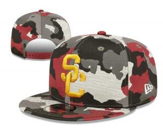 NCAA USC Trojans New Era 9FIFTY Camo Snapback Hats 3003