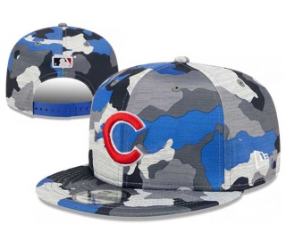 MLB Chicago Cubs New Era 9FIFTY Camo Snapback Hats 3011