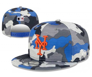 MLB New York Mets New Era 9FIFTY Camo Snapback Hats 3008