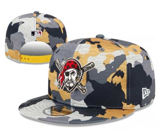 MLB Pittsburgh Pirates New Era 9FIFTY Camo Snapback Hats 3014