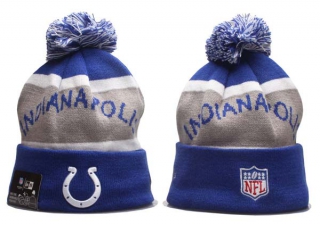 NFL Indianapolis Colts New Era Blue Grey Knit Beanie Hat 5009