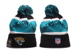 NFL Jacksonville Jaguars New Era Black Blue Knit Beanie Hat 5009