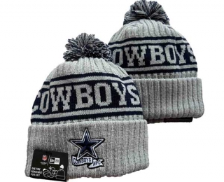 NFL Dallas Cowboys New Era Grey Black 2022 Sideline Beanies Knit Hat 3053