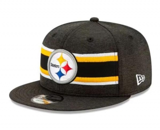 NFL Pittsburgh Steelers New Era Graphite 9FIFTY Snapback Hats 2036