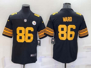 Men's Pittsburgh Steelers #86 Hines Ward Black 2016 Color Rush Stitched NFL Nike Limited Jersey
