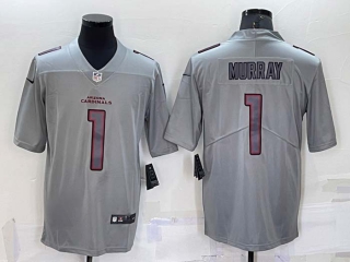 Men's Arizona Cardinals #1 Kyler Murray Grey Atmosphere Fashion 2022 Vapor Untouchable Stitched Nike Limited Jersey