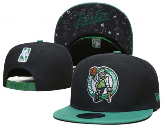 NBA Boston Celtics New Era Black Green 9FIFTY Snapback Hat 6029