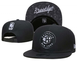 NBA Brooklyn Nets New Era Black 9FIFTY Snapback Hat 6038