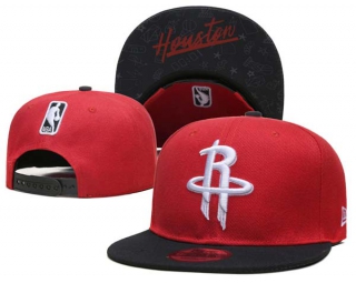 NBA Houston Rockets New Era Red Black 9FIFTY Snapback Hat 6007