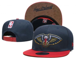 NBA New Orleans Pelicans New Era Navy Red 9FIFTY Snapback Hat 6009