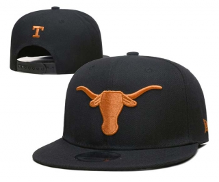 NCAA Texas Longhorns New Era Black 9FIFTY Snapback Hat 6001