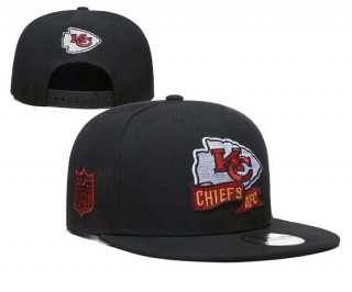 NFL Kansas City Chiefs New Era 2022 Sideline Black 9FIFTY Snapback Hat 6031