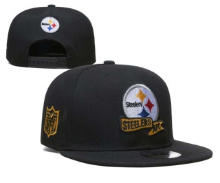 NFL Pittsburgh Steelers New Era 2022 Sideline Black 9FIFTY Snapback Hat 6031