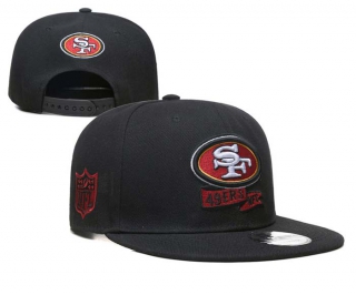 NFL San Francisco 49ers New Era 2022 Sideline Black 9FIFTY Snapback Hat 6033
