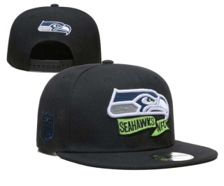 NFL Seattle Seahawks New Era 2022 Sideline Black 9FIFTY Snapback Hat 6016