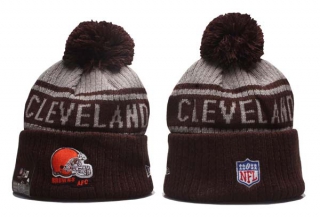 NFL Cleveland Browns New Era Graphite Brown 2022 Sideline Beanies Knit Hat 5011