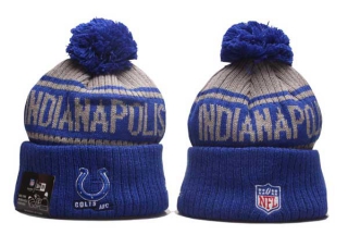 NFL Indianapolis Colts New Era Graphite Royal 2022 Sideline Beanies Knit Hat 5010
