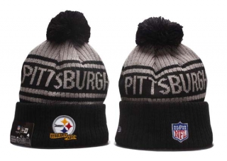 NFL Pittsburgh Steelers New Era Graphite Black 2022 Sideline Beanies Knit Hat 5018