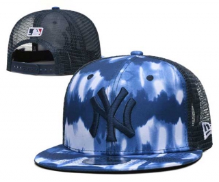 MLB New York Yankees New Era Blue Hazy Trucker 9FIFTY Snapback Hat 3017