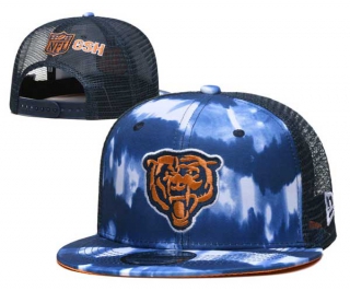 NFL Chicago Bears New Era Blue Hazy Trucker 9FIFTY Snapback Hat 3033