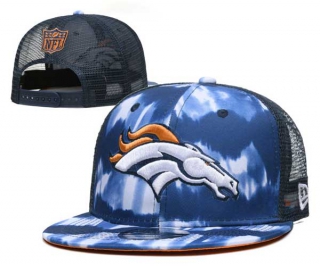 NFL Denver Broncos New Era Blue Hazy Trucker 9FIFTY Snapback Hat 3035