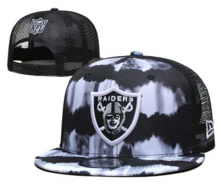 NFL Las Vegas Raiders New Era Black Hazy Trucker 9FIFTY Snapback Hat 3048