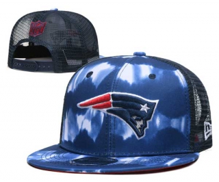 NFL New England Patriots New Era Blue Hazy Trucker 9FIFTY Snapback Hat 3035