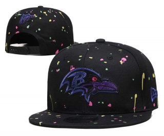 NFL Baltimore Ravens New Era Black 9FIFTY Snapback Hat 3032