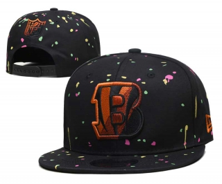 NFL Cincinnati Bengals New Era Black 9FIFTY Snapback Hat 3009