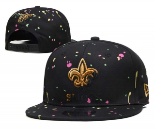 NFL New Orleans Saints New Era Black 9FIFTY Snapback Hat 3032
