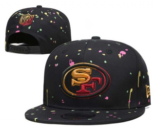 NFL San Francisco 49ers New Era Black 9FIFTY Snapback Hat 3042