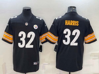 Men's Nike Pittsburgh Steelers #32 Franco Harris Black Alternate Stitched NFL Vapor Untouchable Limited Jersey